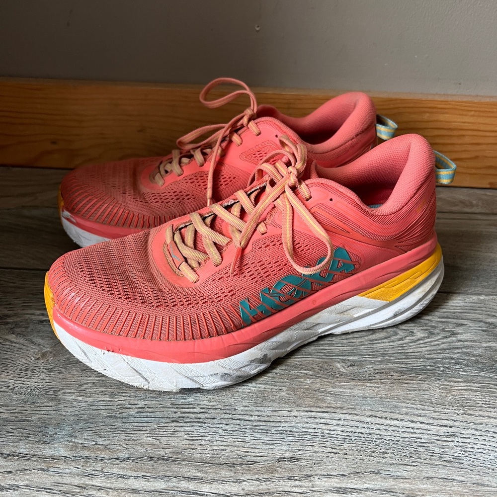 Hoka One One Womens Bondi 7 1110519 CCSD Running Shoes Sneakers Size 9 L021124